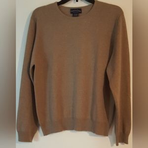 Charter Club Cashmere Sweater Size Large in Dark Tan